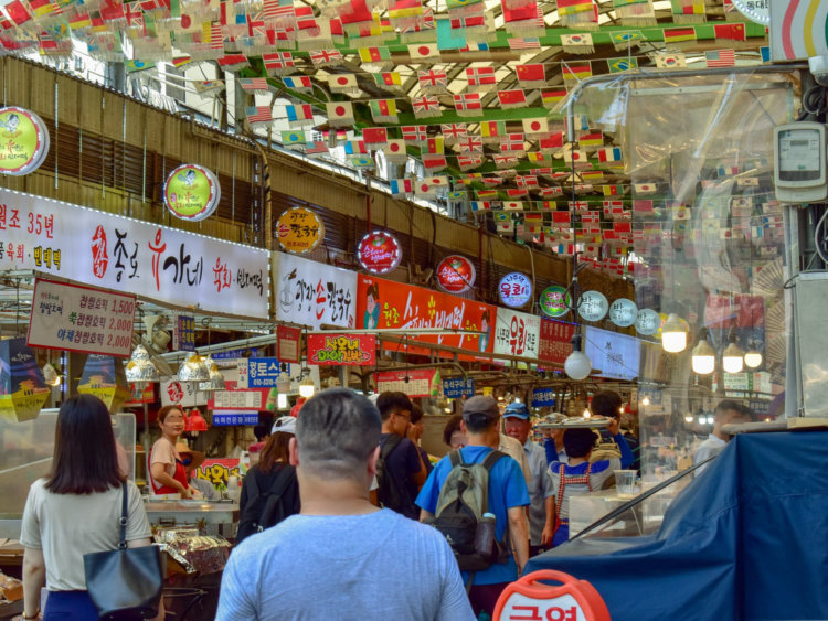 ソウルへ旅行に行ってきました 5日目 広蔵市場から中部市場へハシゴ 広蔵市場 中部市場 Mechnote